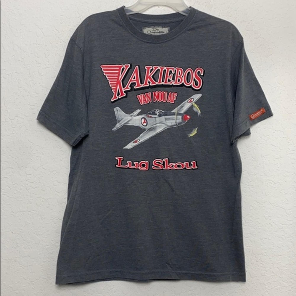 ✅Men Vtg Kakiebos Van Nou AF Craft Shirt Size M